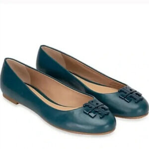 Tory Burch Teal Flats